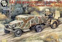 Military truck GAZ AA and Flak 38 Finnish - Image 1
